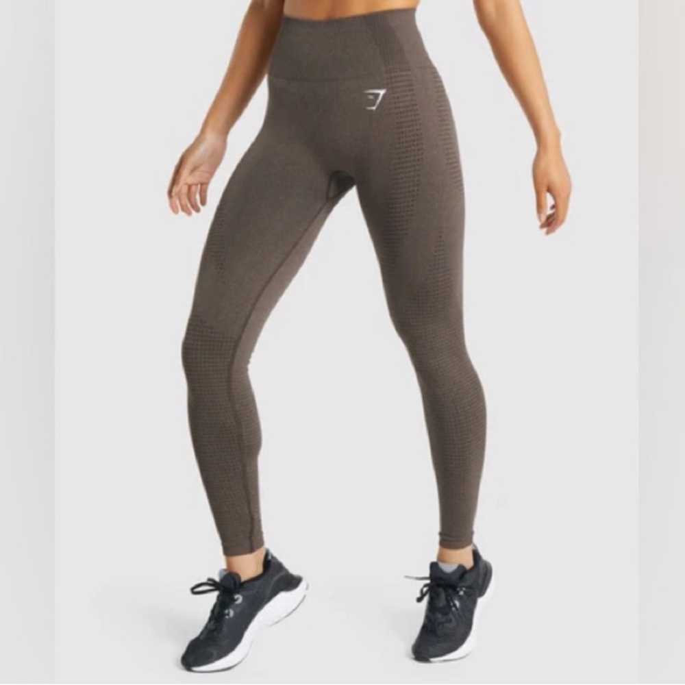 Gymshark Vital Seamless 2.0 Leggings - Brown Marl